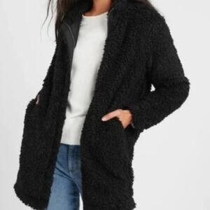Banana Republic Black Teddy Jacket